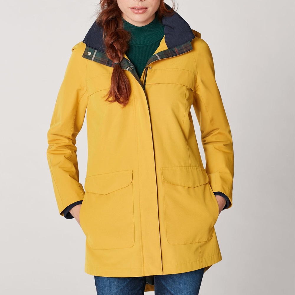 Pendleton Signature Carmel Rain Coat in Goldenrod